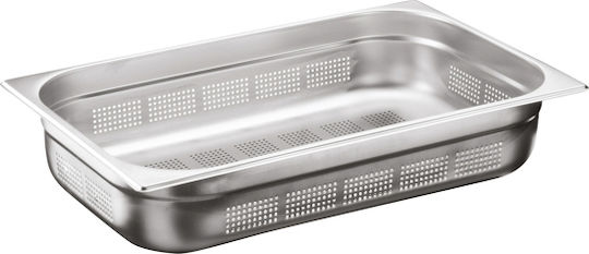 Tavă Gastronorm Perforată Din Oțel Inoxidabil Ozti 1/1 Gnp 65x530x325mm 8lt