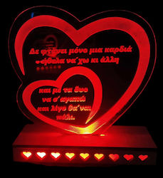 Leuchtender Stand für Valentinstag Leuchtender Stand für Valentinstag