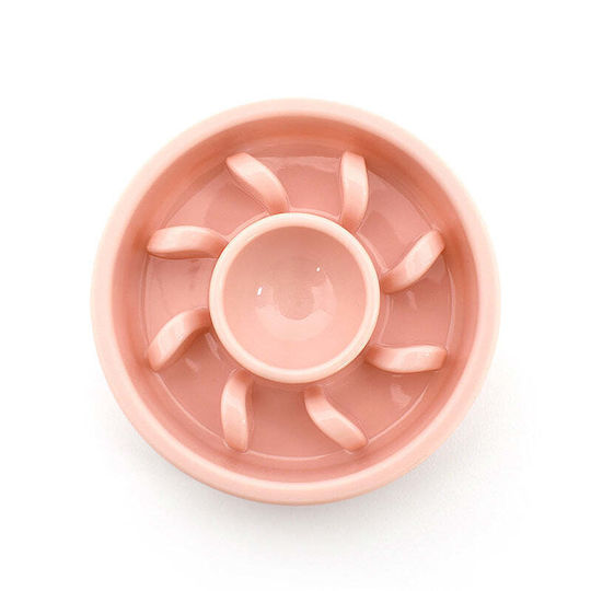 Futter Schalen aus Propylen Futter Langsame Fütterung für Hund in Rosa Farbe