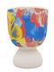 Irelia Planter Ceramic Blue 14x19cm.