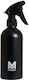 Black Aluminum Spray Bottle 500 Ml Moser