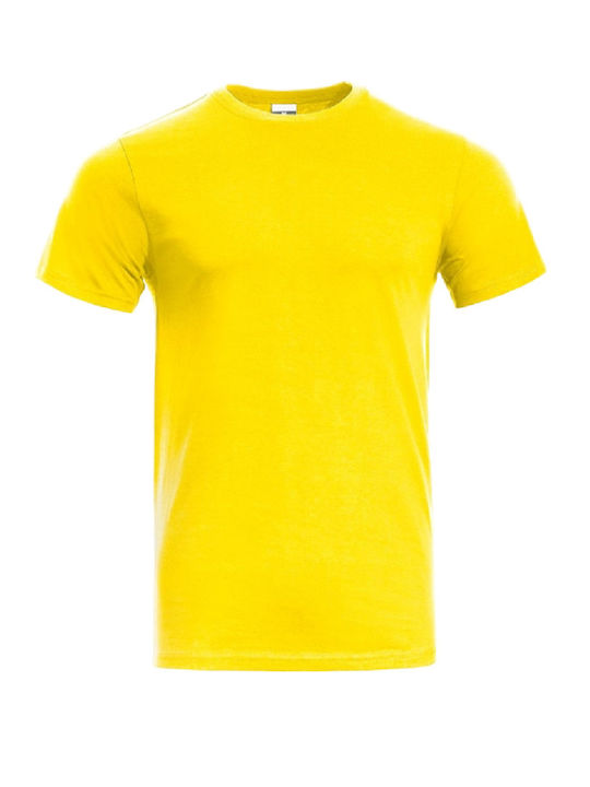 Unisex Μπλουζάκι Εργασίας Κίτρινο Naos T-shirt Yellow