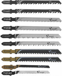 Set 10 Lame Pentru Fierăstrău Pendular De Lemn Verke V05000