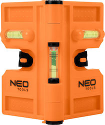 Neo Tools 71-003 Пластмаса Нивелир Магнитен с 3 Очи