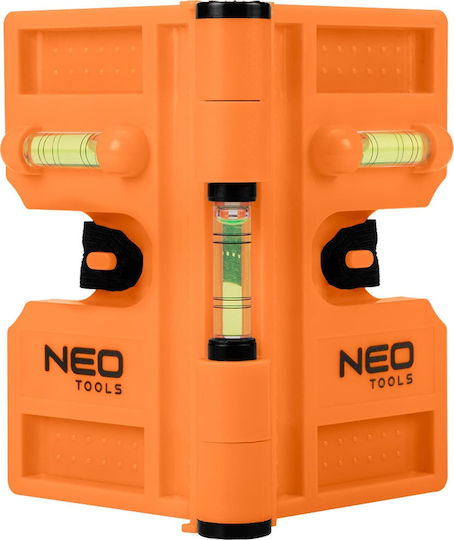 Neo Tools 71-003 Kunststoff Wasserwaage Magnetisch mit 3 Augen