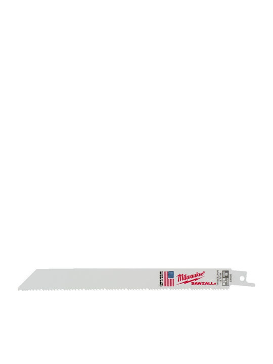 Milwaukee 48475093 Λάμες Σποαθόσεγας Sawzall 200mmx8/12tpi 5τμχ