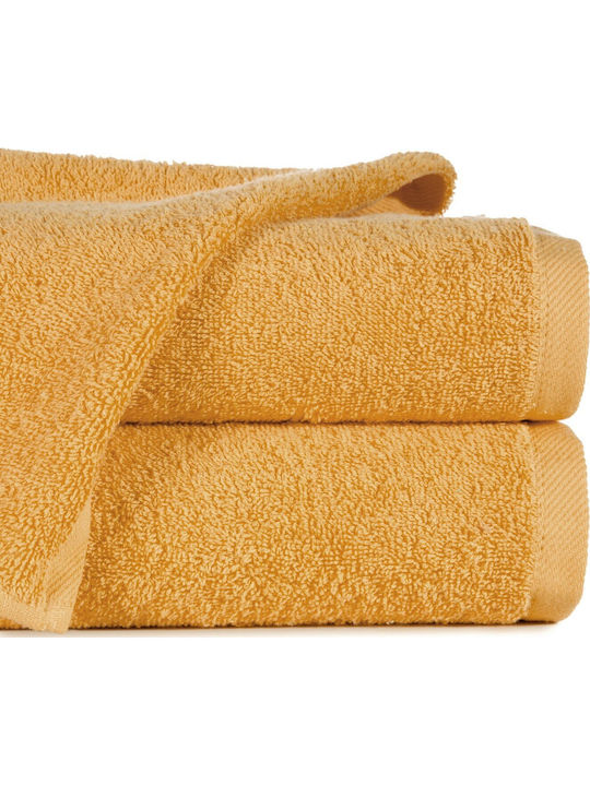 Eurofirany Πετσέτα Χεριών Classic Smooth 30x50εκ. Yellow Βάρους 500gr/m²