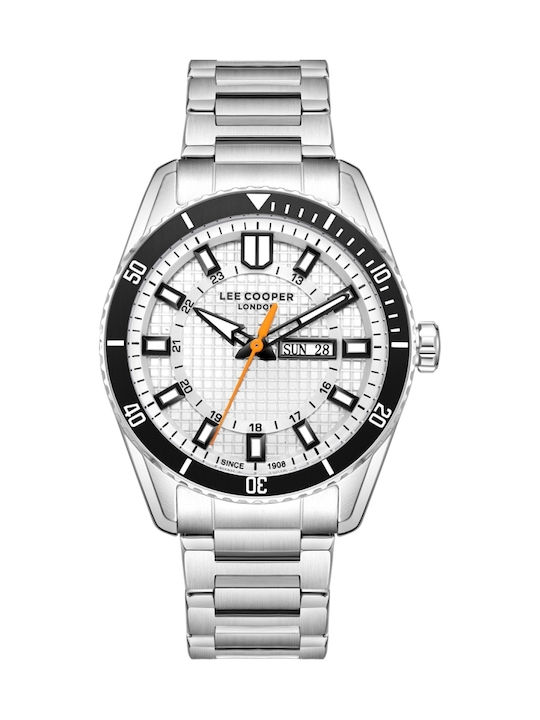 Lee Cooper Men's Watch 43mm Battery with Silver...