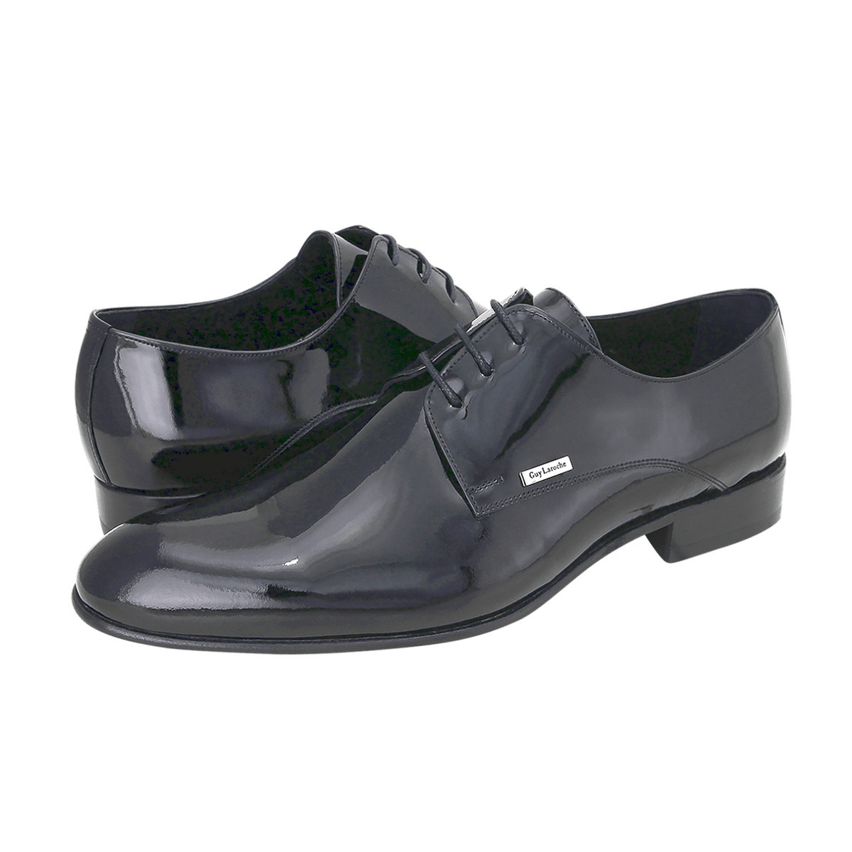 Guy Laroche Black Leather Lace Up Derby Shoes Size 7‎ Alex Black Wingtip Derby Shoe - 722 - Cobbler Union main image 4