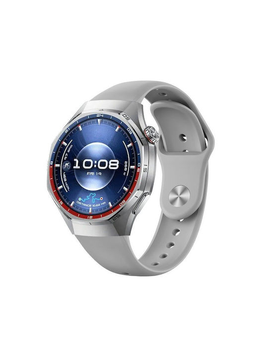 Λουράκι Ρολογιού Σιλικόνης Huawei Watch Gt 6 Pro Γκρι