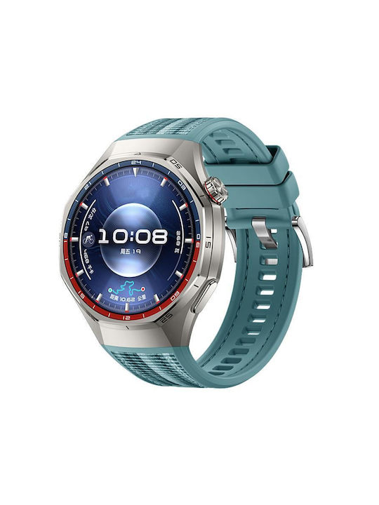 Кайшка Плетена Силиконова с Ключалка Huawei Watch Gt 6 Pro Син