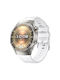 Curea Monocromă din Silicon Huawei Watch Gt 6 Pro Alb