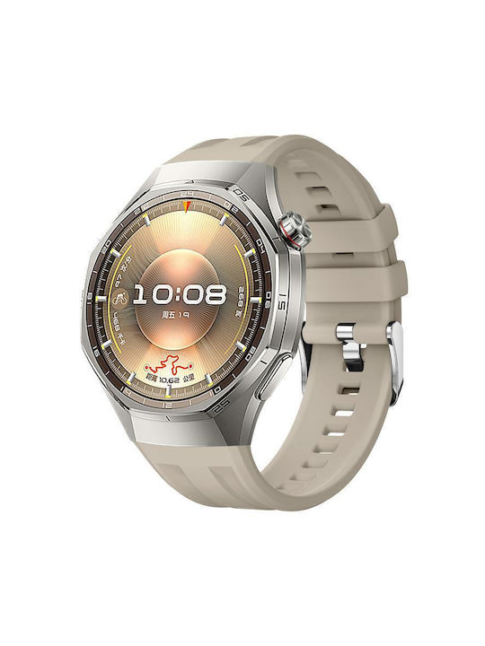 Моноцветна Каишка Силиконова Huawei Watch Gt 6 Pro Сива