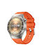 Einfarbiges Silikonarmband Huawei Watch Gt 6 Pro Orange
