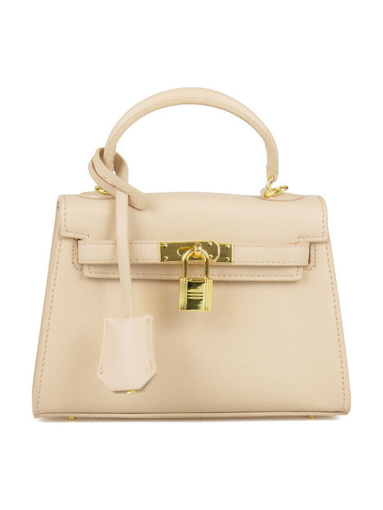 Women's Bag Handbag Beige
