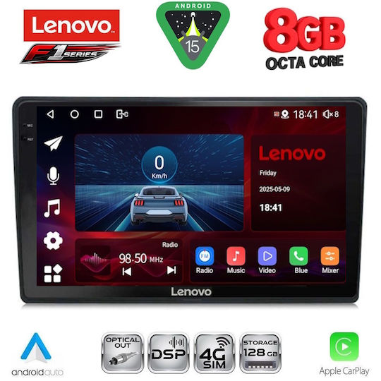Lenovo Ηχοσύστημα Αυτοκινήτου για Citroen C4 / DS4 2018 (Bluetooth/USB/WiFi/GPS/Apple-Carplay/Android-Auto) με Οθόνη Αφής 10"