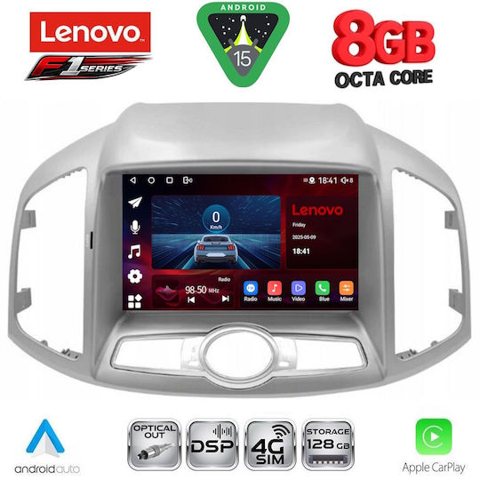 Lenovo Car Audio System for Chevrolet Captiva 2012-2018 (Bluetooth/USB/WiFi/GPS/Apple-Carplay/Android-Auto) with Touch Screen 9"