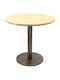 Masă Bar Pentru Spații Mici Exterioare Din Lemn Cu Ramă Metalică Vintage Bronz 70x70x74cm