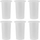 Raki Einfache Champagners mit Abmessungen 16x16x24cm Transparent