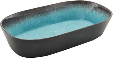 Melamine Gastronorm Tray 1/4 265x162x65mm Raki Capsule Blue