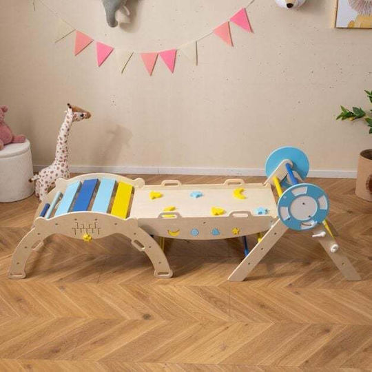 Costway Комплект 57x55x190см. Светлосин