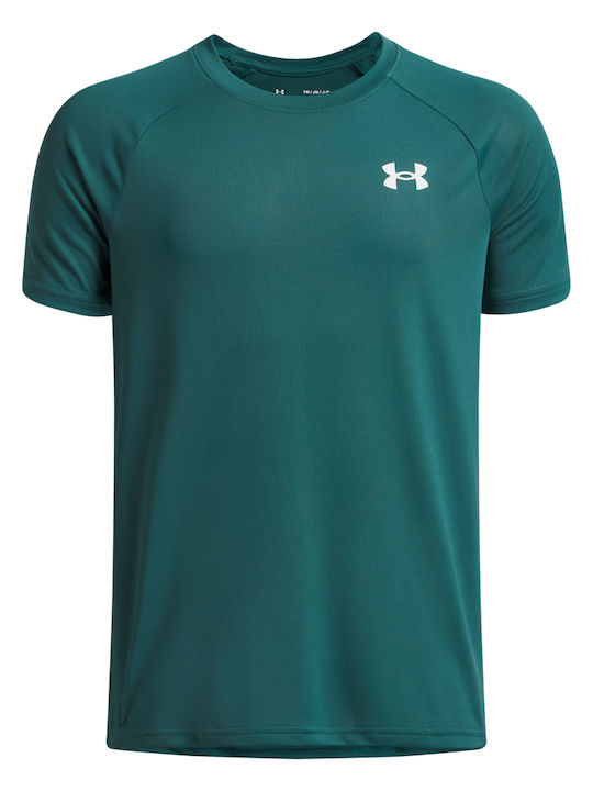 Under Armour Παιδικό T-shirt Πράσινο Tech 2.0 Ss