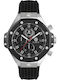 Philipp Plein Chrono Royal Men's Watch 46mm Battery with Black Metal Bracelet