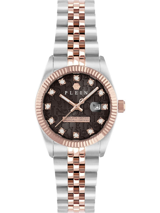 Philipp Plein Superlative Damenuhr 28mm Batteri...