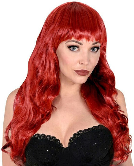 Long Curls Περούκα Σγουρά Μακριά Μαλλιά Κόκκινα