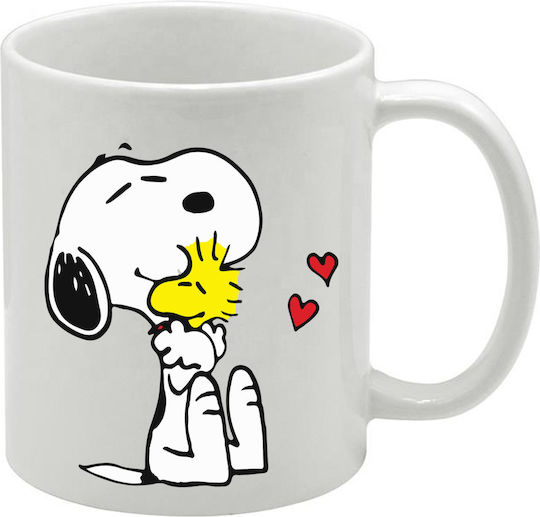 Бяла Чаша Snoopy