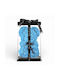 Dekoratives Teddybär Rosen Blau 18x25cm