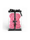 Dekoratives Teddybär Rosen Rosa 18x25cm
