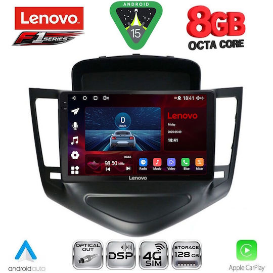 Lenovo Car Audio System for Chevrolet Cruze 2008-2012 (Bluetooth/USB/WiFi/GPS/Apple-Carplay/Android-Auto) with Touch Screen 9"