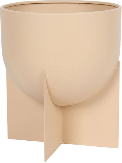 InTheBox Plant Pot Metal Beige
