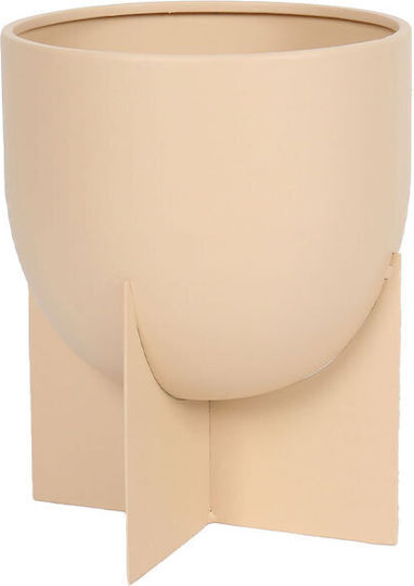 InTheBox Plant Pot Metal Beige