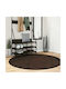 vidaXL Huarte Anti-slip Rug Round Brown