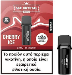 Ske Crystal Plus Предварително Напълнена Капсула 2ml 20mg Cherry Ice 3 Броя