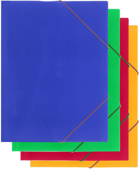 Ντοσιέ Fc Λάστιχο Fc 25x35cm Justnote 3868 Τυχαιο-χρωμα-σχεδιο-επιλογη