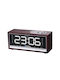 Blaupunkt Tabletop Digital Clock LED Wooden With Alarm Clock & Radio Brown CR60BT