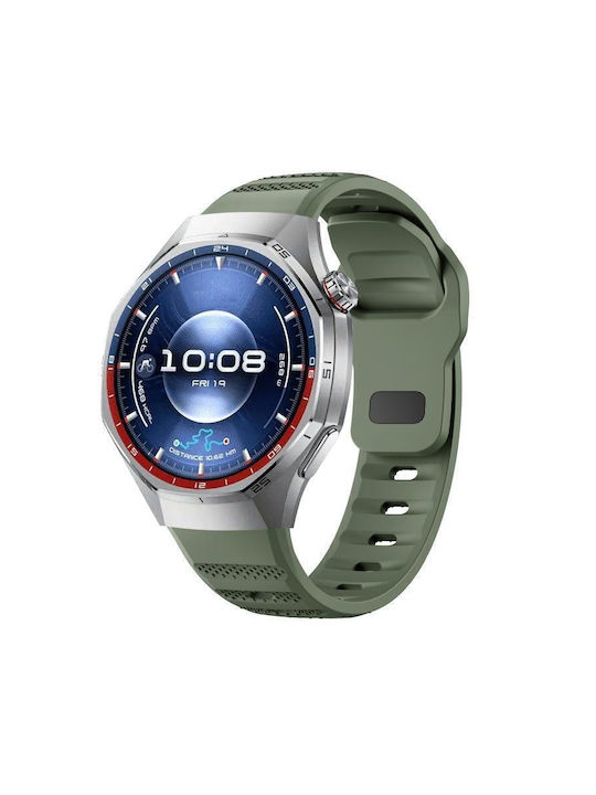 Curea Monocromă din Silicon Huawei Watch GT 6 Pro Verde