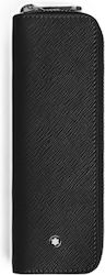 Montblanc Sartorial Кожен Калъф За Писалки Единичен Черен Montblanc Sartorial Кожен Калъф За Писалки Единичен Черен