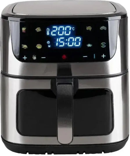 Silver Heißluftfritteuse 8Es Schwarz AGDM-FRY-STLA-003