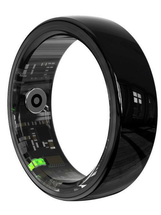 Smart Ring R12 Size 11 Heart Rate Support Blood Oxygen Sleep Monitoring Women's Health Black