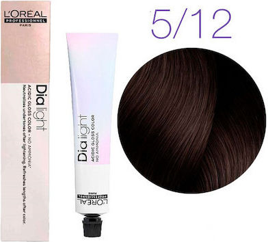 L'Oréal Professionnel Dia Light Βαφή Μαλλιών 5.12 60ml