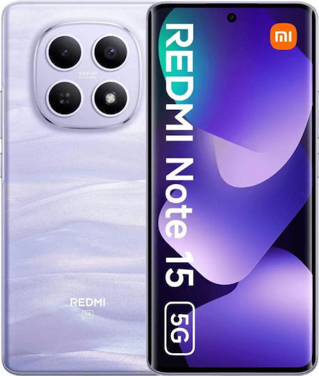 Xiaomi Redmi Note 15 5G Dual SIM (6GB/128GB) Mov Mist | Skroutz