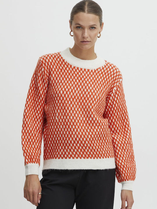 Kamara Women's Long Sleeve Sweater Orange