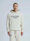 Sweatshirt with Hood Beige
