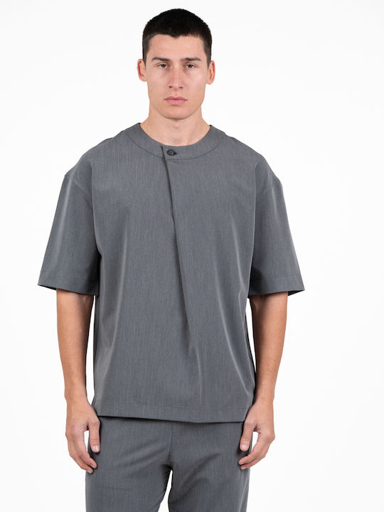 Vittorio Artist Μακρυμάνικo Overshirt Grey
