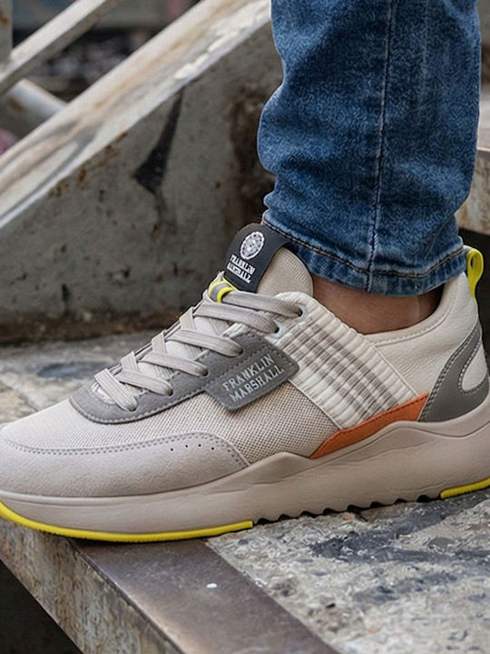 Franklin & Marshall Alpha Sneakers Πορτοκαλί Franklin & Marshall Alpha Sneakers Πορτοκαλί