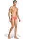 3-stripes Men's Swimwear Slip Red Striped
